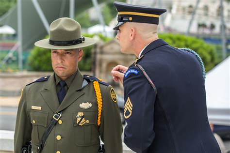 file police week border patrol honor guard inspection