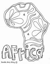 Coloring Africa Pages African Culture Geography Flag Continent Map Continents Safari Kenya Animals South Color Colouring Printable Getcolorings Book Print sketch template