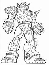 Megazord Power Rangers Coloring Pages Drawing Getcolorings Pa Printable Getdrawings sketch template