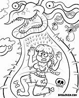 Coloring Pages Much Guess Horror Colouring Library Clipart Nightmare Fuel Cartoon sketch template
