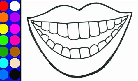printable coloring pages mouth
