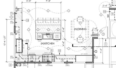 kitchen electrical plan