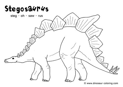 stegosaurus coloring   designlooter