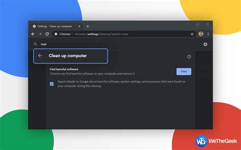 secret chrome cleanup tool quickly remove browser malware