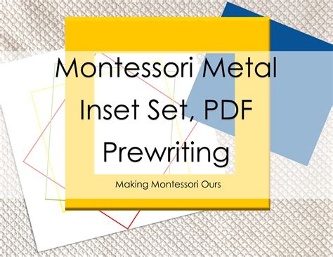 montessori writing practice metal insets set  etsy canada