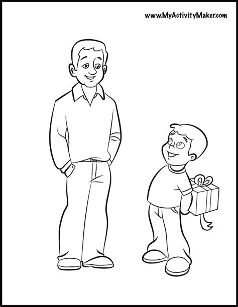 dad coloring coloring pages