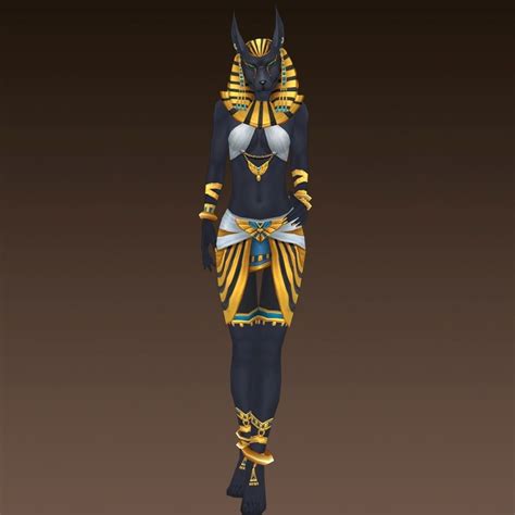 Beginning Concept For Anubis Costume Except Will Need A Black Dress