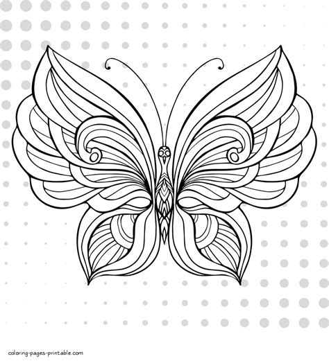 butterfly colouring page coloring pages printablecom