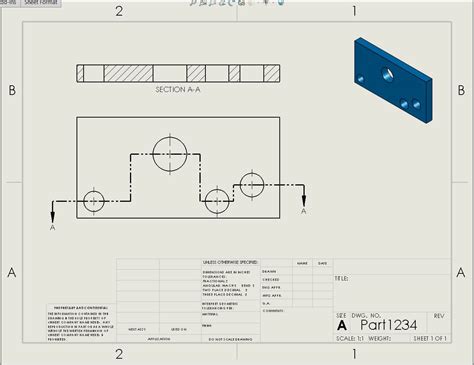 solidworks section view drawing whats   solidworks