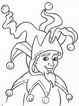 Jester Coloring Pages Getcolorings King Print Color sketch template