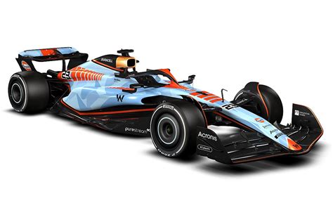 williams reveal special gulf livery chosen   fan vote