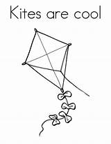 Kite Coloring Kites Printable Pages Kids Drawing Quadrilateral Cool Worksheet Getdrawings Tags Change Style Popular sketch template