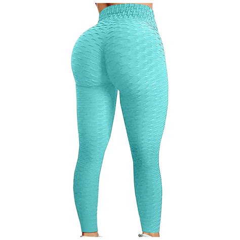 to make butt bigger booty yoga pants for women tummy control textured