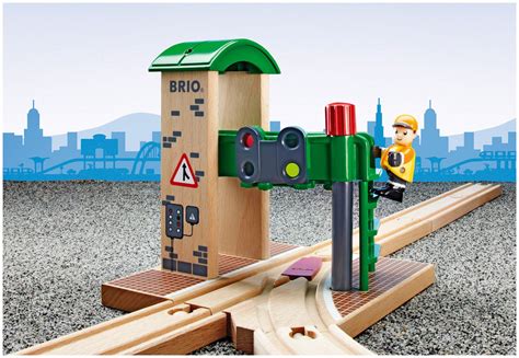 brio signal station wooden toy train bn  ebay