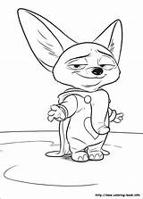 Zootopia Coloring Pages Color Printable Finnick Disney Kids Cartoon Colouring Coloriage Pintar Kolorowanki Drawing Sheets Comments Recommended Choose Visit Websincloud sketch template