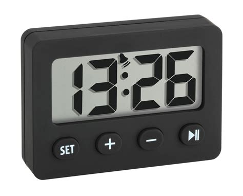 digital alarm clock  timer  stopwatch tfa dostmann