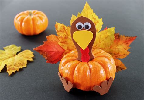 pumpkin turkey thanksgiving craft  kids growing  bilingual