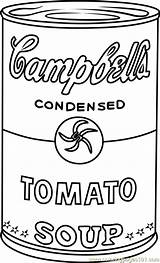 Warhol Cans Campbells Kidswoodcrafts Ift Pinu Zdroj Tt sketch template
