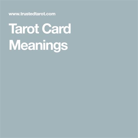 tarot card meanings tarot card meanings tarot tarot cards