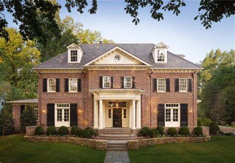 exterior paint colors  red brick homes brick exterior house colonial house