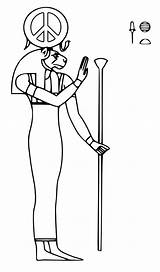 Egyptian Ra Sachmet Mythology Sekhmet Goddess Goddesses Hieroglyphics Egypt Hieroglyphs Archäologie Hieroglyphe ägypten Historisch ägyptisch تمثال فرعوني I2clipart Isis sketch template