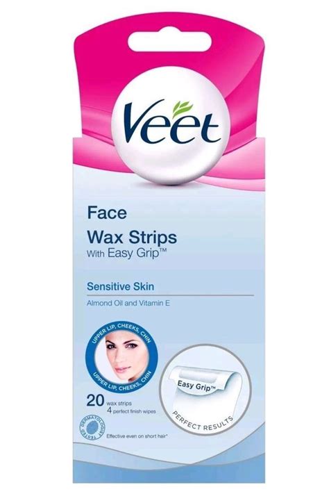 veet face wax strips sensitive skin pack   hair removal top quality ideal pp ebay veet