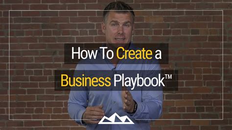 business playbook    write