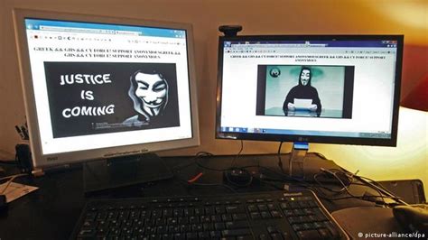 anonymous hackers breach greek ministry listen   police europe