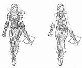 Diablo Demon Coloring Hunter Pages Action Iii Printable Armor Another sketch template