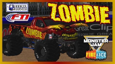 zombie fire monster truck freestyle rigs  rods youtube