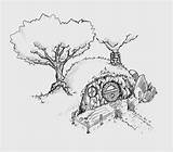 Hobbit Hole Drawings Sketch Trolls Drawing Tattoo Coloring Lotr Google Pages Search Deviantart Template Wallpaper Choose Board sketch template