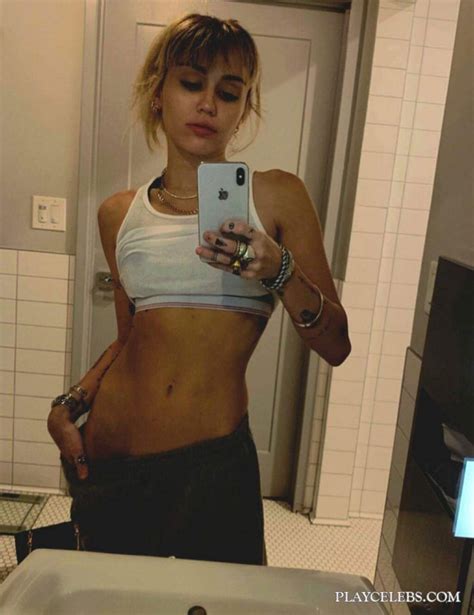 Miley Cyrus Shooting Herself In See Through And Sexy