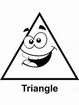 Coloring Pages Triangles Triangle Printable Educational Kids Color Recommended Template sketch template
