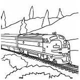 Train Coloring Locomotive Steam Drawing Color Awesome Model Getdrawings Luna sketch template