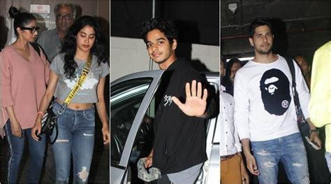 Celeb Spotting Janhvi Kapoor And Ishaan Khatter’s Outing Sidharth