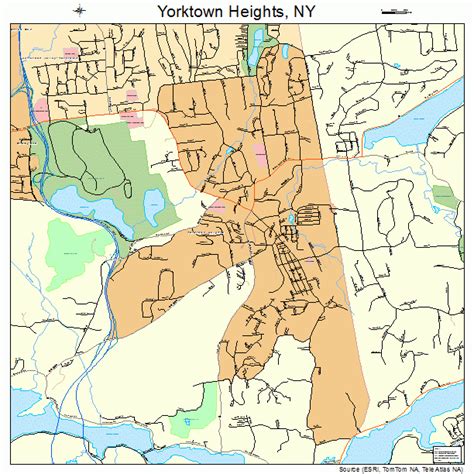 yorktown heights  york street map