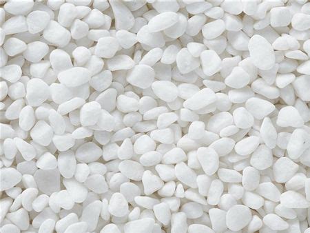 snow white pebbles  quarry fast shipping landscape supply