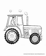Tractor Coloring Pages Farm Tractors Sheets Preschool Printable Drawing Kids Vehicle John Deere Print Colouring Vehicles Farmall Boys Gif Enclosed sketch template