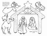 Printable Pages Nativity Coloring Getcolorings sketch template