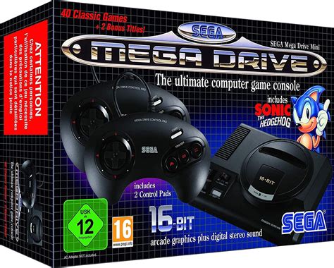 official sega mega drive mini classic console   sealed  ebay