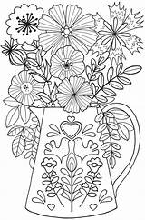 Coloring Pages Flower Dover Publications Book Para Flores Doverpublications Welcome Bliss Colorir Flowers Printable Desenhos Adult Adultos Books Mandala Floral sketch template
