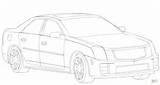 Coloring Cadillac Pages Cts Drawing Getcolorings sketch template