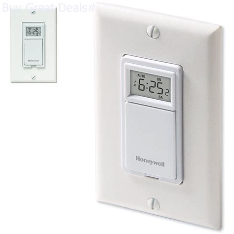 honeywell digital programmable electric light indoor wall timer switch   ebay