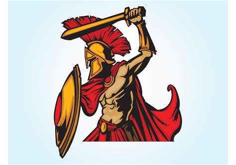 spartan warrior   vector art stock graphics images