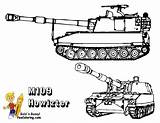 Coloring Army Pages Military Emblems Kids Yescoloring M109 Tank Library Clipart Printables Choose Board Comments sketch template