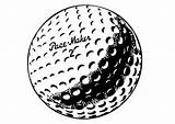 Golf Ball Coloring Printable Large Pages sketch template