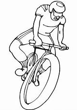 Radrennen Coloriage Ausmalbilder Colorare Ciclismo Ausdrucken Ausmalbild Ciclista Colorier sketch template