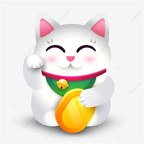 fortune cat illustration clipart