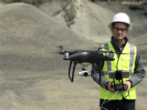 drone technology  work  scale   construction  aggregates industry commercial