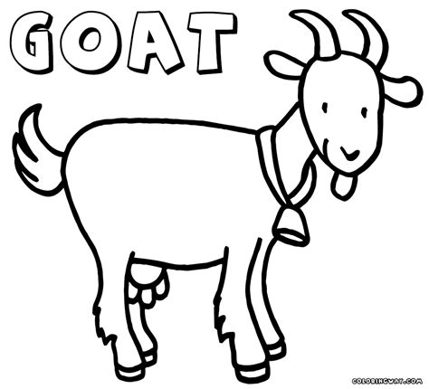 goat coloring pages coloring pages    print